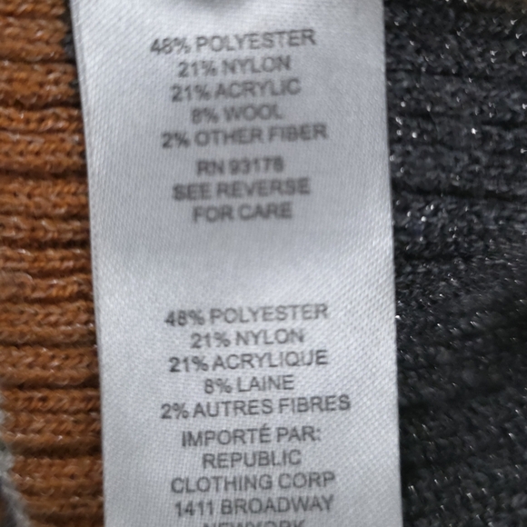 House of Harlow 1960 Striped Brown and Orange Dress Size S - Picture 6 of 7